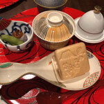 水仙月 - 白金豚のリエット最中鋏や小芋の田楽など！