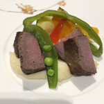 水仙月 - 前沢牛のステーキ！柔らかくて脂が甘い！感動した！