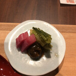 水仙月 - 漬物盛合せ！