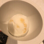 水仙月 - 最後はリンゴアイスでさっぱり完食。ごちそうさまです。