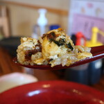 Tempura Dainingu Kirari - 自分でアレンジした卵天ビビン丼リフトアップ