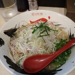 屋台拉麺一’ｓ - 牛骨塩拉麺 大盛 しそねぎ