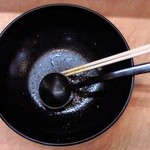 味の鈴蘭 - スープも旨い、完食！