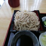 生蕎麦 末広 - 「天丼・そばセット（そば大盛り」そば