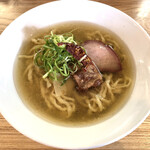 麺 㐂色 - 「塩そば」850円　※手揉み麺