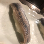 美奈登寿司 - 鰯。塩〆、酢〆が丁度良い塩梅です