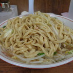 ラーメン二郎 - すかさず天地返し