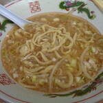 ラーメン二郎 - あっという間にこれだけ