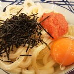 丸亀製麺 - 明太釜玉うどん