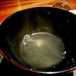 蒼 - 「愛媛　藤本漁師さん　真鯛のコンソメ」今回初めて具を無くして清く。私はそれがベストな気がします。