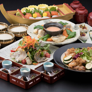 宴会5000円プラン 大皿宴会 伏見の地酒6種飲み放題付で税込み5000円ポッキリ 月の蔵人 つきのくらびと 伏見桃山 居酒屋 食べログ 宴会5000円プラン 大皿宴会 伏見の地酒6種飲み放題付で税込み5000円ポッキリ 月の蔵人 つきのくらびと 伏見桃山 居酒屋 食べログ
