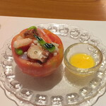 Kaishuu - トマト黄身酢和え