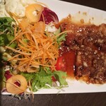 花膳 - 三元豚バラ肉にんにくスタミナ焼