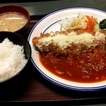 とんかつキッチン カナン - チーズアメリカンとんかつ定食