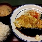 とんかつキッチン カナン - チーズフレンチとんかつ定食