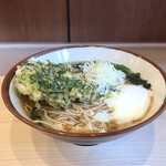 そばの神田 東一屋 - アサソバビンボー！　
      朝そば＋春菊天！
