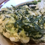 そばの神田 東一屋 - 春菊天に着目する。