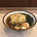 そばの神田 東一屋 - アサソバビンボー！　
      朝そば＋えびかき揚げ！　