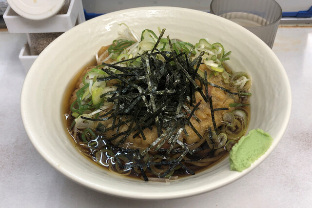 常盤軒品川26号売店にて冷やしかき揚げそば By ふらわ 常盤軒 横須賀線ホーム店 品川 立ち食いそば 食べログ 常盤軒品川26号売店にて冷やしかき揚げそば By ふらわ 常盤軒 横須賀線ホーム店 品川 立ち食いそば 食べログ