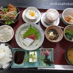 食事処 葵 - あっさり定食990円。食事処 葵(愛知県豊田市)食彩品館.jp撮影