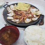 伊賀食堂 - ミックス定食+そば