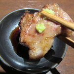 和牛焼肉 若勝 - 小倉牛は山葵醤油で♪