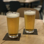 バルカフェ ソリオン - ハートランドの生ビールで乾杯