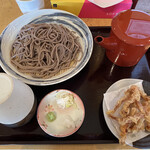 山形蕎麦　やま久 - げそ天ざるそば　780円税別