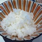 京都ぎをん 八咫 - ごはん・・普通です。お替りできるのかもしれませんが少なめ。 