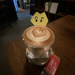 エース コーヒー ロースター - カフェラテはアート付き！ロータスクッキー付いてるのが嬉しい〜！