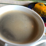 薬膳茶房 心花 - 薬膳ランチのデザートとコーヒー