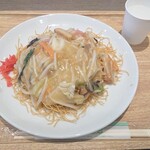 Tsukiji Itadori Shimetora - 海鮮だし皿うどん¥968-