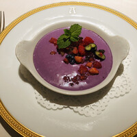 アピシウス - 冷製フォワグラのフランとプラリネ・ロゼ