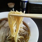 三方らーめん　おお田 - シコシコした麺