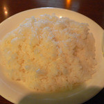 カフェ ド ラム - ご飯は上手に炊けていました。この写真は大盛りです。
