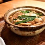 玉丁本店 - 味噌煮込みうどん(もつ入り)@1,550円