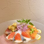 Roji-oku - 本日の鮮魚のカルパッチョ盛り合わせ