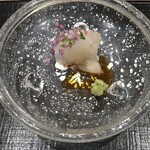 鮨旬美西川 - 真鯛昆布締め