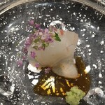 鮨旬美西川 - 真鯛昆布締め