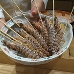 鮨旬美西川 - 立派な車海老です。