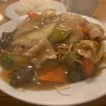 南海飯店 - かたい焼ソバ