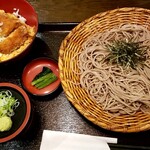 おらが蕎麦 - かつ丼とお蕎麦の定食