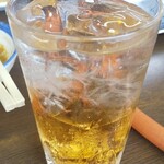 双葉食堂 - 梅割り焼酎