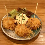 文化商店 - ホタテのカダイフ巻きフライ(750円)