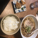 Aji No Kura Juraku - ラーメン定食８００円
                        ご飯大盛り無料