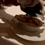 La Brianza - 卵のグラタンにトリュフを削り落として頂きます！