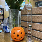 ごはんばー - さりげなくハロウィンが(^^)
      
      それ気づいたの
      たかまじろくんだけよ(^｡^)と、ママさん談