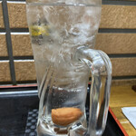 ごはんばー - 焼酎炭酸割りin梅