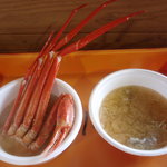 マリンドリーム能生 - 年に何度かあるお祭りではカニ汁とつみれ汁が出ます