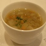メゾン ドゥ アッシュ - 熱々♪「季節の野菜のスープ」